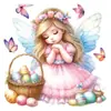 Pegatinas Estáticas de Pascua al por Mayor Transfronterizas Nuevas Mariposa Sueño Ángel Pegatinas Ventana de Sala Vidrio Decorativas de PVC