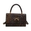 Bolso Pequeño Diseño Nicho Estampado Leopardo 2025 Nuevo Estilo Bandolera Casual Estilo Retro Personalizado Bandolera Bolso Cuadrado Pequeño