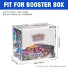 Caja de Exhibición Acrílica Caja Magnética Pokemon Tarjeta de Juego Pokemon Protección UV Caja de Tarjetas Etb Personalización