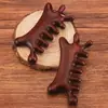 Peine de Masaje de Sándalo para Meridianos de la Cabeza, Artículo de Regalo, Gua Sha para Cuero Cabelludo y Puente Nasal, Cuidado de la Salud, Masaje, Logo Personalizado