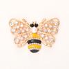 Accesorios creativos de joyería de abeja con gemas de aleación para bricolaje, accesorios para zapatos con agujeros, carcasa para teléfono móvil, material de taladro manual de belleza