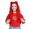 Peluca transfronteriza de la película europea y americana Descendientes 4, peluca roja Starlight Successor para Halloween, peluca larga para cosplay