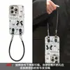 Cordón de Muñeca con Lazo Adecuado para Apple 16E Hilo de Pluma Funda para Teléfono Móvil 13Promax Gama Alta 15 Nuevo Modelo para Mujer 14