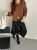 Abrigo de Lana Doble Cara Invierno 2026, Estilo Corto Regular, Doble Cara, Doble Color, Engrosado, Abrigo Corto de Cachemira Cálido para Mujer