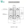 226-1-2-3 Bisagra Aleación de Zinc Acero Inoxidable 405060 Caja de Distribución Puerta de Gabinete 236 Bisagra Industrial