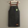 Nuevo delantal cocina hogar impermeable a prueba de aceite overol directo de fábrica cintura catering overol logo estampado
