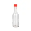 Garrafa de vidro branca alta para molho de tomate 150ml mini garrafa de tempero de cozinha garrafa de vidro para molho de soja garrafa de tempero selada
