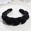 Diadema Irregular de Nube Retorcida Esponja Creativa para Lavado Facial Maquillaje Diadema Accesorios para el Cabello para Exteriores para Mujeres Parte Superior Alta del Cráneo