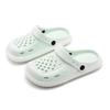Sapatos Crocs Brancos Femininos Sala de Cirurgia Chinelos Baotou Antiderrapantes Sola Macia Sandálias de Enfermeira UTI Sapatos de Praia Casuais Combinam com Tudo