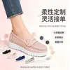 Directo de fábrica, nuevos mocasines planos de primavera/verano de talla grande, zapatos casuales huecos para mujer, mocasines, zapatos de suela de goma para mamá