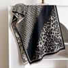 Nuevo Punto de Espiga Estampado de Leopardo Moda de Viaje Elegante Hermoso Cachemir Sintético Cálido Bufanda Chal Chal para Mujer
