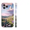 Flores da Primavera Adequado para Apple 17Promax Desenho Animado Fofo iPhone16Pro Lente Cobertura Completa 15 Novo Modelo 14