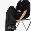 Verão 2026 Novo Estilo Novo Estilo Chinês Simples Retrô Calças Casuais Estilo Artístico Tendência de Hong Kong Design de Nicho Calças Longas Marca da Moda