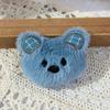 Lindo broche de oso de peluche de dibujos animados, accesorios decorativos para niños, bolso, muñeca de animal, accesorios de alfileres de ropa