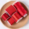 Pulsera Trenzada de Cuerda Roja Año del Lino Material DIY Pulsera Hecha a Mano Tobillera del Año del Zodiaco Cuerda Trenzada Hecha a Mano Hilo No. 72 Hilo de Jade
