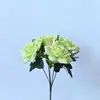 Rosas Simuladas 5 Cabezas Rosas Rizadas Set de Decoración para Fotos de Boda Accesorios para el Hogar Flores Simuladas Rosas Falsas