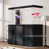 Aquário Inteligente de Vidro Ultra Transparente Grande, Modelo Novo 2026, para Uso Doméstico, de Chão, com Filtragem Inferior, Não Precisa Trocar a Água, para Sala de Estar