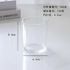 Coreano criativo DIY perfumado vela vidro nórdico simples cera de soja fosco copo castiçal titular geleia cera copo vazio