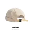 Chapéu japonês de rua rasgado, chapéu de mestre de solo, chapéu retrô masculino e feminino, gorro casual antigo, chapéu de marinheiro hip hop