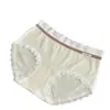 5604 Pantalones Suaves Caramelo Macchiato Cintura Media Cuadros Dulces Shorts de Triángulo para Niñas Transpirables 10A Resistencia Antibacteriana