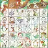 Pintura com Desenho de Animal de Desenho Transfronteiriço, Modelos Vazados para Animais de Estimação, Crianças, Grafite Auxiliar, Conjunto de Decoração, Atacado