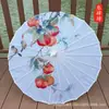 Paraguas de Papel Aceitado Antiguo Impermeable y a Prueba de Sol, Estilo Chino Cheongsam Fotografía Fotografía Pasarela Tela de Seda Artesanía Paraguas Paraguas de Fotografía