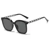 Estilo Coreano Lujo Ligero Sentido de Alta Gama Montura Generosa Gafas Moda Femenina Versátiles para Todo tipo de Rostro Gafas de Sol de Celebridad de Internet Resistentes a los Rayos UV