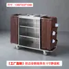 Carro de Lino para Habitación de Hotel de Acero Inoxidable Bolsa de Lino para Casa de Huéspedes Carro de Empuje de Lino Silencioso Engrosado Carro de Bocas para Limpieza Multifuncional