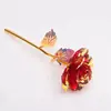 Rosas de Colores Brillantes, Rosas Doradas de Cielo Estrellado, Regalo Romántico de San Valentín para Esposa, Novia, Mejor Amiga, Regalo de Cumpleaños