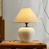 Lámpara de Mesa Cerámica Creativa Simple Impresión D Lámpara de Mesita de Noche para Dormitorio Decoración para Sala de Estar Estudio Lámpara de Atmósfera de Gama Alta para Hotel