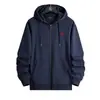 Moletom Cardigan Bordado de Pônei Novo Transfronteiriço Jaqueta com Capuz Masculina Primavera e Outono