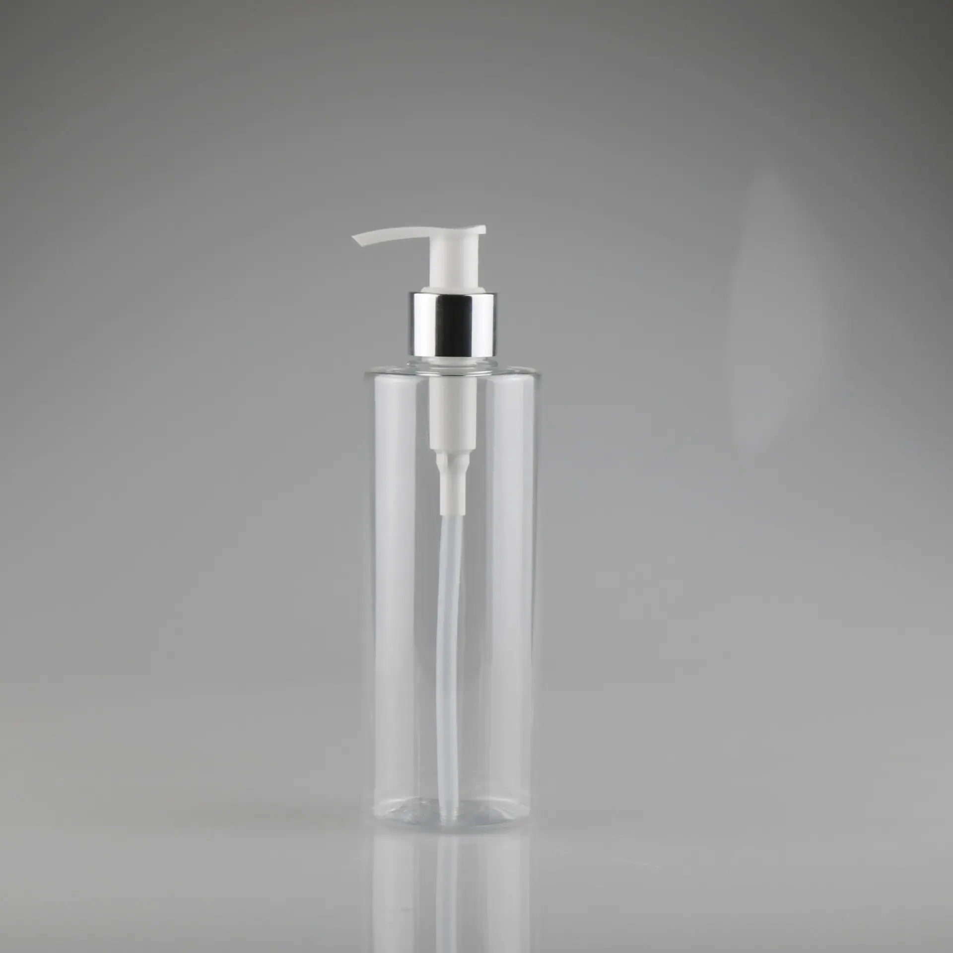 300平肩电化铝泵透明银白3
