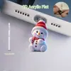 Protetor de Poeira para Celular Acrílico Transfronteiriço 2D Design de Menina Fofa Tipo-C para iPhone Decoração