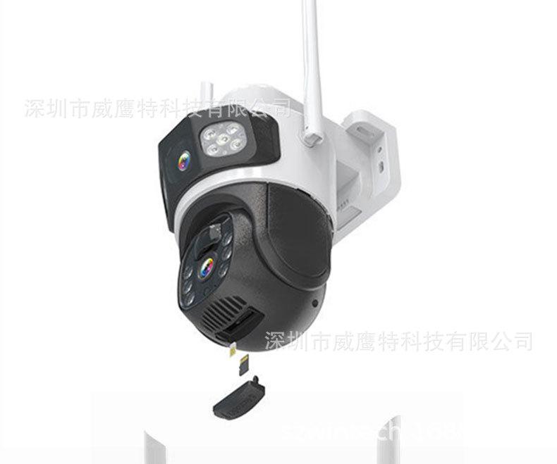跨境电商 外贸爆款太阳能监控器360度手机远程室外夜视高清摄