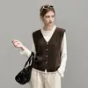 Cárdigan para mujer, suéter para mujer, chaleco de punto, chaleco nuevo de primavera y otoño 2026 para mujer, top para mujer 2395