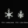 Pendientes Colgantes de Copo de Nieve con Diamantes Pulsera DIY Colgante para Mujer Aleación de Zinc Galvanizado Accesorios de Joyería con Diamantes Venta Directa de Fábrica