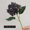 46 piezas de flores artificiales, hortensias de lámina de gel hidratante con tacto 3D, flores falsas para decoración del hogar y de bodas, venta al por mayor de alta gama