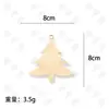 Adornos Navideños de Madera Estilo Nórdico 2026 Nuevas Piezas de Madera Pintadas a Mano Decoraciones de Atmósfera Navideña Bendición Festiva Letreros de Madera