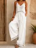 2026 Ropa Nueva para Mujer Amazon Transfronteriza Europea y Americana Pantalones de Pierna Ancha Estilo Bohemio Resort Encaje Lateral con Borlas