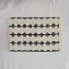 Mantel individual de algodón y lino estilo Ins con borlas, vintage, estilo bohemio, patchwork bicolor, tejido jacquard, mantel individual, alfombrilla aislante del calor