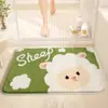 Alfombra de Piso para Sala de Estar de Cachemira Sintética para Animales Pequeños Transfronteriza Antideslizante Fácil de Cuidar Felpudo de Entrada Antideslizante Alfombrilla Absorbente para Baño