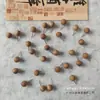 Venda Direta da Fábrica Tachinhas Redondas de Madeira Cor de Café Criativas para Quadro de Feltro Decoração de Parede de Fotos, 50 Peças