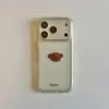 Funda Transparente tipo Piel Melody Adecuada para iPhone 17 Pro Max Dibujo Animado 16/15 Pro Funda para Teléfono Apple 17 15