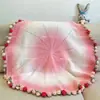 Manta con patrón de ramo de rosas tejida a mano paquete de materiales ovillos de lana flores de ganchillo ovillos de lana regalo de ganchillo para amigos