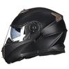 Casco Gxt Casco de Motocicleta para Hombre Cobertura Total Personalizado Genial Motocicleta Doble Lente Casco Abierto Cara Completa Dot
