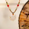 Collar con Colgante de Zorro de Cuerda Trenzada 2025 Moda Nueva Cadena para Clavícula Nicho Elegante Joyería de Alta Gama para Mujeres