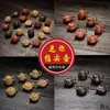 Mango de tetera de punta de dedo pieza de arena púrpura tetera pequeña olla de punta de dedo juego de té de kung fu té exquisito para los dedos mesa de té mini