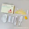 Set de Tenedor Cuchillo Plato Desechables para Pastel Envío Envuelto en Película Caja de Regalo para Fiesta de Cumpleaños Juego de Cinco Piezas Vajilla para Mesa de Pastel