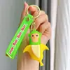 Llavero Popular Transfronterizo Shanhaijing, Versión Americana, Figura de Palo con Zapatos, Tiburón, Colgante para Bolsa de Vida Marina, Regalo Pequeño