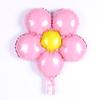 Globo de aluminio con forma de flor de cinco pétalos para bodas, fiestas de cumpleaños, decoración navideña, globo de aluminio con forma de flor de trébol de cinco hojas